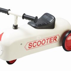 Automobilis-paspirtukas Scooter– baltas