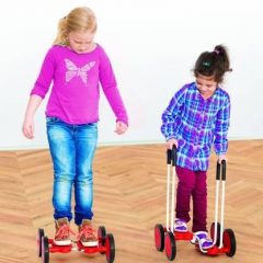 Balansavimo vežimėlis su rankenomis – mynimo įrenginys