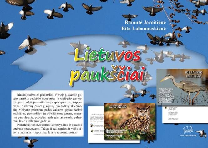 Mokomieji plakatai “Lietuvos paukščiai”