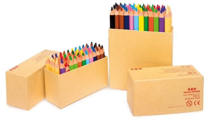 Spalvoti pieštukai dėžutėje – klasės rinkinys