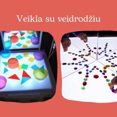 Kortelių rinkinys darbui su šviesa – terapinių veiklų pavyzdžiai
