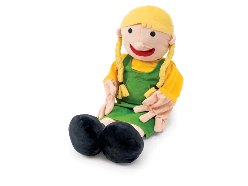 Logopedinė terapinė lėlė mokytis kalbėti Megė