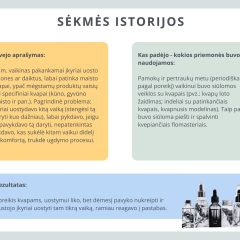 Sensorinių veiklų ir priemonių taikymo kortelės