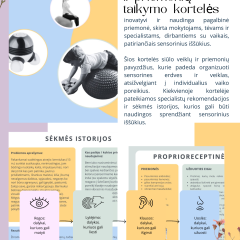 Sensorinių veiklų ir priemonių taikymo kortelės
