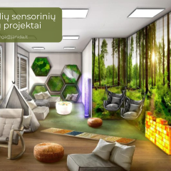 Himalajų druskos siena su led apšvietimu
