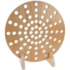Apvalus Pegboard rėmas su akriliniais cilindrais 30vnt.